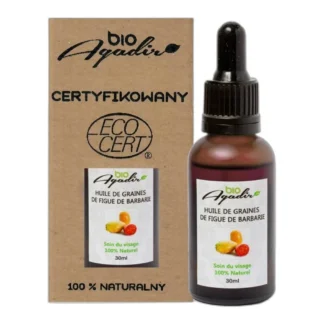 Bio Agadir olej z opuncji figowej 100% do twarzy czysty naturalny 20 ml — zdjęcie 1