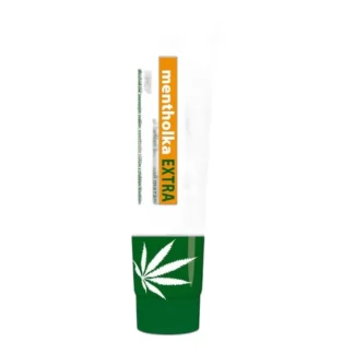 Żel Mentholka Extra 150ml na bóle mięśniowo-stawowe chłodzący 14% Cannaderm — zdjęcie 1